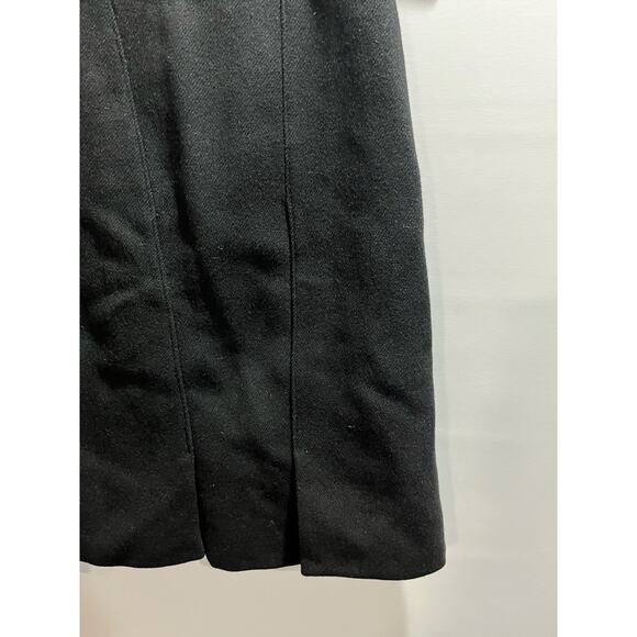 PRADA Designer Black Wool Wide Inverted Box Pleats A-Line Mini Skirt Sz 40 - Picture 4 of 12